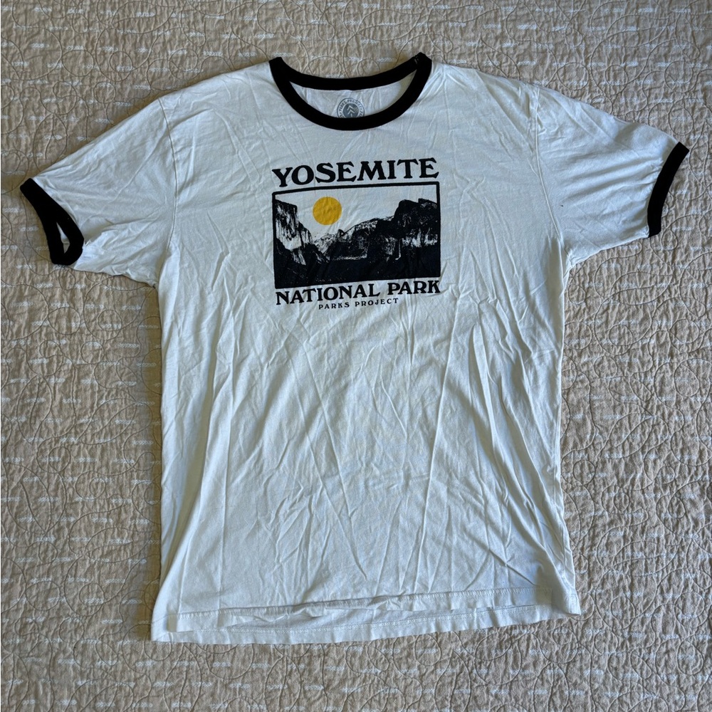 Parks Project Yosemite National Park White and Black T-Shirt